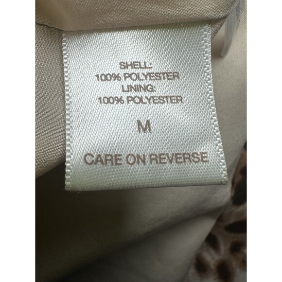 New York &‎ Company Eva Mendez Leopard Animal Print 3/4 Sleeve Dress MEDIUM - Picture 10 of 14